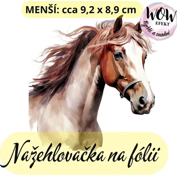 Nažehlovačky na fólii Nažehlovačka na fólii, KŮŇ hnědý, 1 kus Zvolte VELIKOST motivu ZDE:: Menší