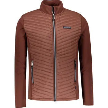 Pánská hybridní bunda ALTISPORT GAD HNĚDÁ L