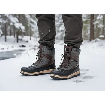 Pracovní obuv CXS Obuv SNOW CXS WINTER Velikost 43 (UK-9) hnědá