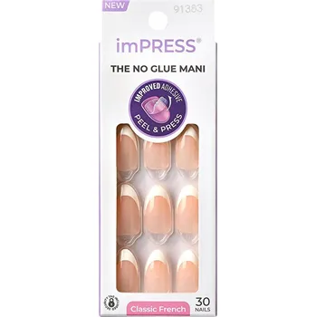 Samolepící nehty ImPRESS Nails / Everlasting KISS - 30 ks