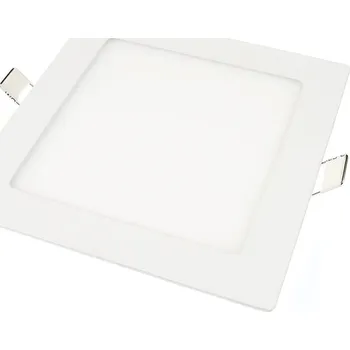 LED panel Čtvercový zapustný LED panel - 12 W - neutrální bílá