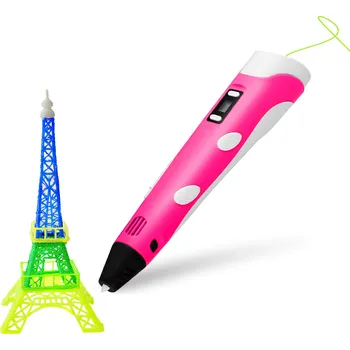 3D pero Aga 3D Pero s LCD displejem Růžové