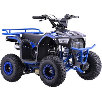 Dětské elektrovozidlo Čtyřkolka Spalovací 110CC EXPLORER Modrá