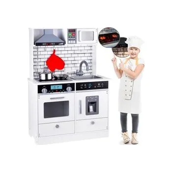 Dětská kuchyňka Dřevěná kuchyňka se světelným a zvukovým efektem ZA3717