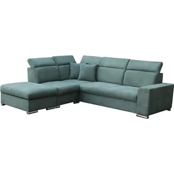 Sedací souprava ROMEO Pravá - sedací souprava, látka TMAVĚ ZELENÁ Brooklyn bottle /poštářky Brooklyn bootle (FE) kolekce - "E" (K250) NOVÁ BARVA