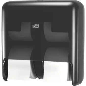 TORK T7 OptiServe zásobník na 4 role bezdutinkového toaletního papíru, černý, ABS TORK/558052/PC