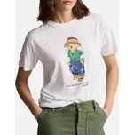 Dámské bílé triko Ralph Lauren - Velikost M, Barva Bílá 56168 211935615001