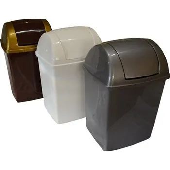 Odpadkový koš Koš na odpad 26 l, hranatý výklop mix barev, plast JAN/DRT0316/PC