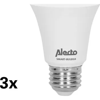 Žárovka Chytrá barevná LED lampa s Wi-Fi 3-pack SMART-BULB10 3 Alecto