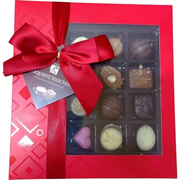 Bonboniéra Emoti Exquisite Selection světle červená [Emoti, 250 g]