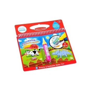 omalovánky Vodové omalovánky s fixem zvířata ZA2996