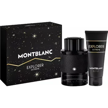 Kosmetická sada Montblanc Explorer Extreme parfém 60 ml + sprchový gel 100 ml, dárková sada pro muže