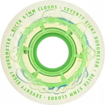Kolečko na skateboard Kolečka Ricta Splatter Clouds Camo Green - 57mm - 57mm