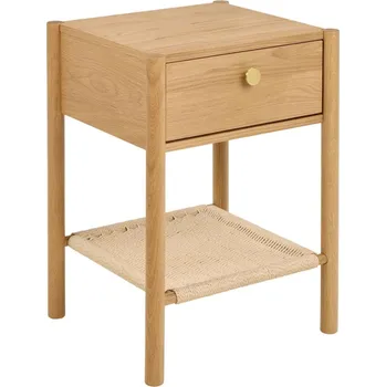 Noční stolek Monfort, přírodní dub, se zásuvkou (10856)