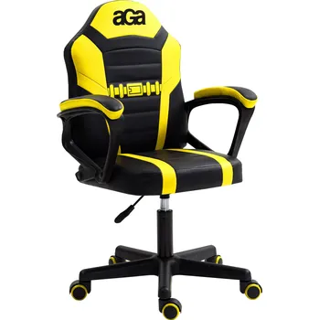 Aga Herní židle DS5010 Žlutá