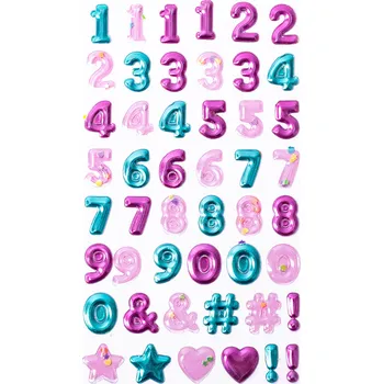 samolepka Aga4Kids Samolepící čísla DS8101RT