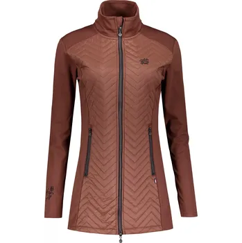 Dámská hybridní bunda ALTISPORT GALA HNĚDÁ 4XL
