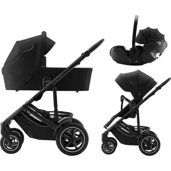Autosedačka BRITAX&RÖMER Set kočárek Smile 5Z + hluboká korba + autosedačka Baby-Safe PRO Classic Varianta: Space Black
