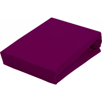 Aga Prostěradlo JERSEY 90x200 cm Barva prostěradla: Tmavě fialová
