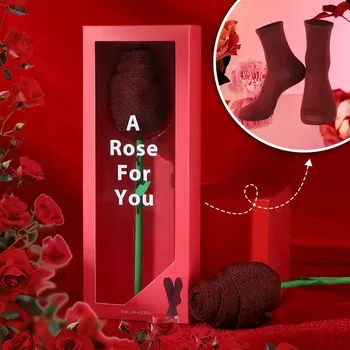 Žertovný předmět Růže z Ponožek – Romantické Ponožky