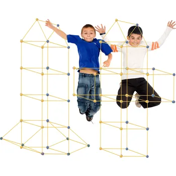 ostatní stavebnice Aga Stavební slámky s konektory 240 ks