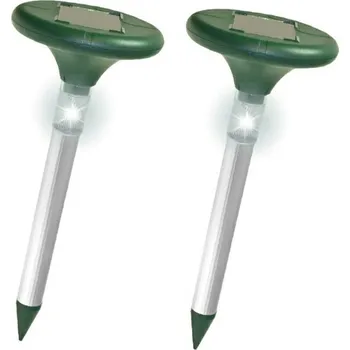 Odpuzovač zvířat K751C4Z SOLÁRNÍ ODPUZOVAČ KRTKŮ LED 2ks