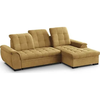 Sedací souprava BARCELONA MINI NEW (BERGAMO MINI NEW) - Pravá rohová sedací souprava - hořčicová VARDO 66 (MRS) - kolekce "MRS" (K250-Z) NOVINKA