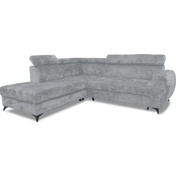 Sedací souprava WENGEN I - ROHOVÁ - Levá -(WINSTON I ) sedací souprava - látka šedá ARAGON 90 - kolekce "GB" (K250-Z) NOVINKA