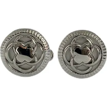 MANŽETOVÝ KNOFLÍK STAINLESS STEEL SILVER CERRUTI 1881