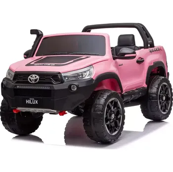 Dětské elektrovozidlo Toyota Hilux 4x4 24v/800w elektrické autíčko + baterie 24V/14Ah lakované růžové