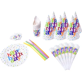 Jednorázové nádobí Aga4Kids Narozeninová sada DS981-0