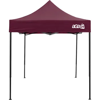 Zahradní stan Aga Prodejní stánek bez bočnic 2×2 m Tmavě červený