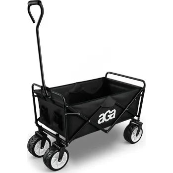 Zahradní vozík Aga Skládací přepravní vozík MR4620 Černý