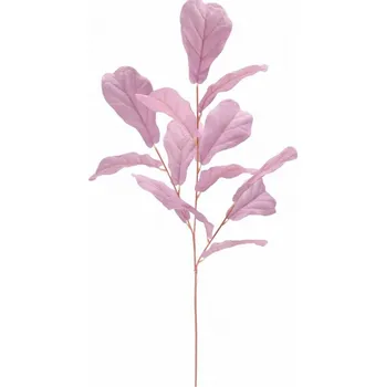 umělá květina Umělá rostlina Větev listů 98 cm výšky růžová JAKO ŽIVÁ