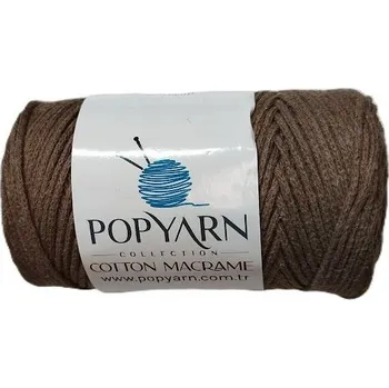 Příze Cotton macrame stř. hnědá EU