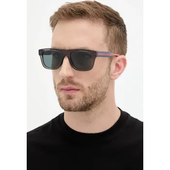 Sluneční brýle Sluneční brýle Gucci pánské, šedá barva, GG1991S 90A, vel. 52