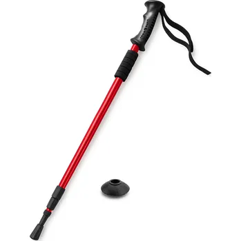 Trekingová hůl Aga Trekingová hole AntiShock 61–135 cm Červená