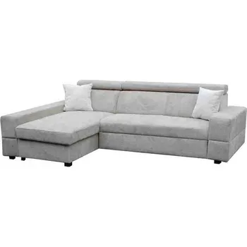 Sedací souprava CAIRO NEW - Pravá- rohová sedací souprava, látka HNĚDÁ Aragon 20/polštářky Aragon 03 SMETANOVÁ -2balíky, kolekce "FE" (FE) (K250)NOVÁ LÁTKA