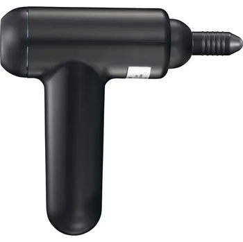 Masážní přístroj Dobíjecí masážní pistole s LED diodami 4 hlavy Černá 16770048 MELISSA