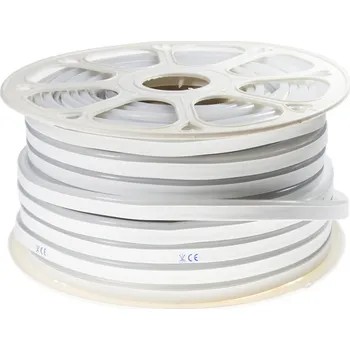 LED osvětlení LED pásek NEON - 230V - 1m - 8W/m - IP68 - vodotěsný - studená bílá