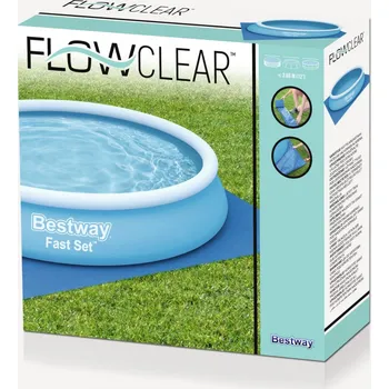 BESTWAY 366cm/12FT zahradní podložka pod bazén 369x369cm