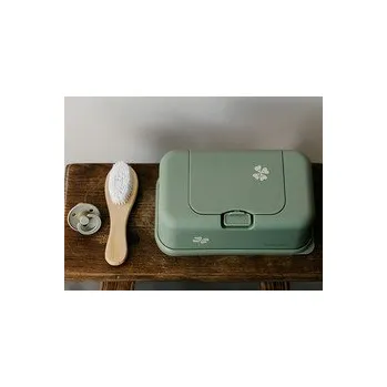 Dětská postýlka Box na kapesníky FUNKYBOX Zelený se čtyřlístkem