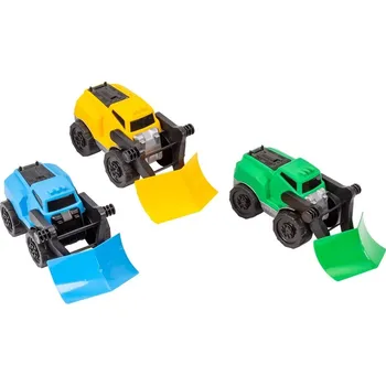 autíčko Mikro trading Traktor s pluhem 28 cm volný chod