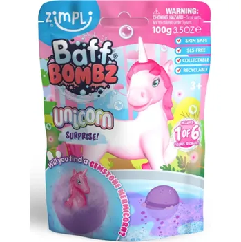bomba do koupele Zimpli Kids šumivá koupelová bomba Jednorožec (mix)