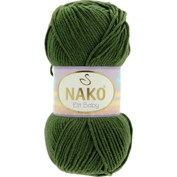 Nako Elit Baby 10665 olivově zelená