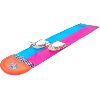 Dětský bazének Bestway Dvojitá vodní skluzavka 52320 488x138 cm