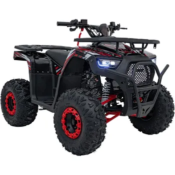 Dětské elektrovozidlo Čtyřkolka Spalovací 120CC DISCOVERER Červená