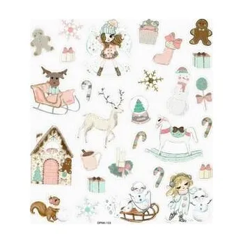 samolepka DP CRAFT Samolepky papírové DPNK-133 zima