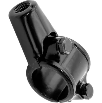 Zrcátko pro motocykl adaptér zpětného zrcátka M10/1,25 levý závit (22,2 mm průměr) (černý) TM18