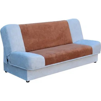 Pohovka ALASKA pohovka látka RUN AGAIN 80 sv.šedá/ RUN AGAIN 53 skořicová STŘED (FE) - kolekce"E" (K250) NOVÁ LÁTKA